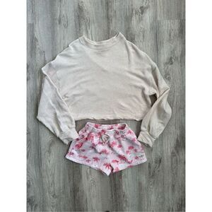 ZARA 11-12 Girls Sweatshirt and Short Bundle